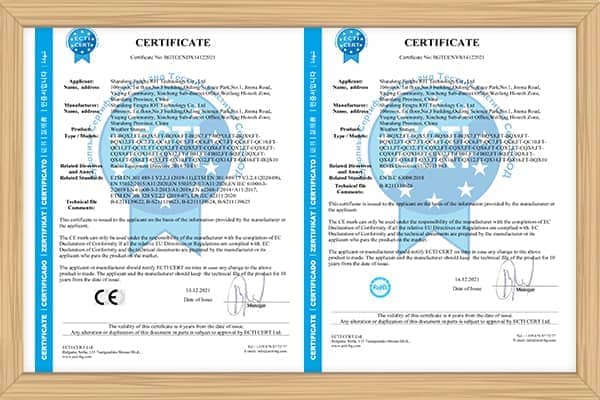 氣象站CE、ROHS